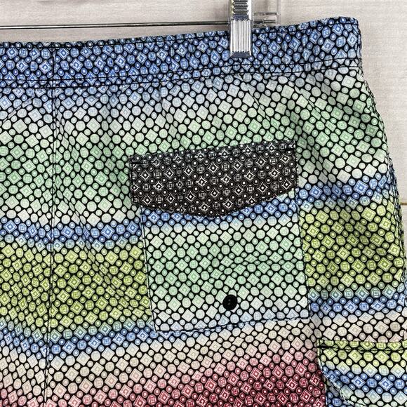 Tommy Bahama Swim Trunks Mens L Multicolor Shorts Swimwear All Over Print Mens - Picture 10 of 14